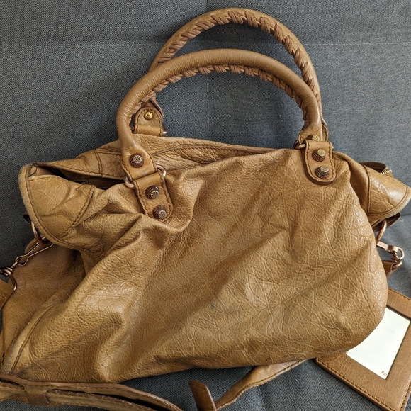 Balenciaga camel leather bag - Picture 3 of 4